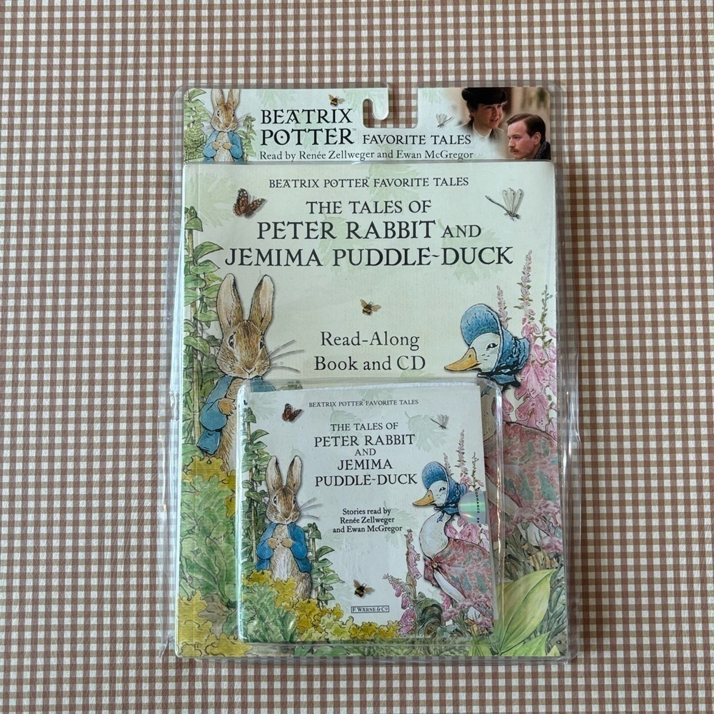 THE TALES OF PETER RABBIT AND JEMIMA PUDDLE-DUCK BOOK. Read‎ along. NEW